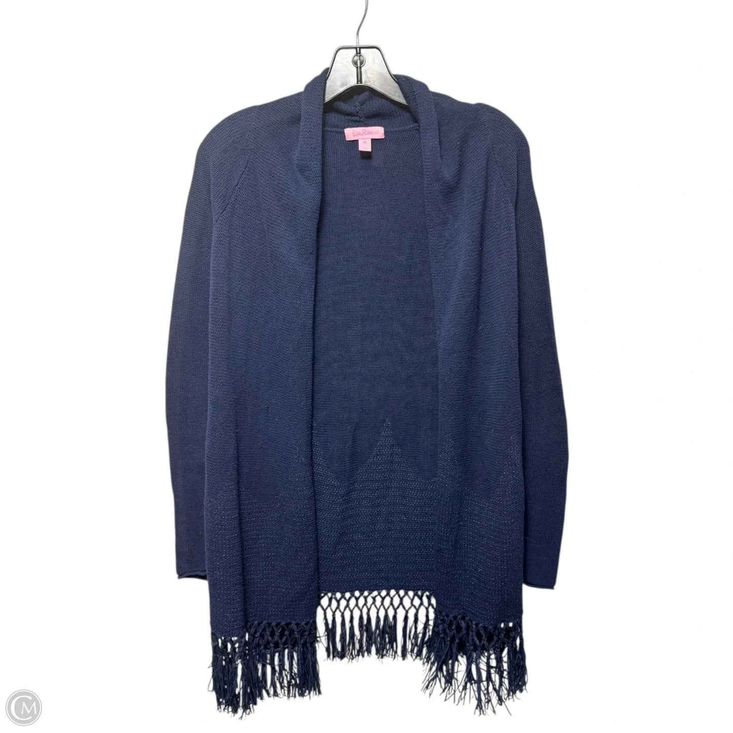 Sweater Cardigan Designer By Lilly Pulitzer In Navy, Size: Xs