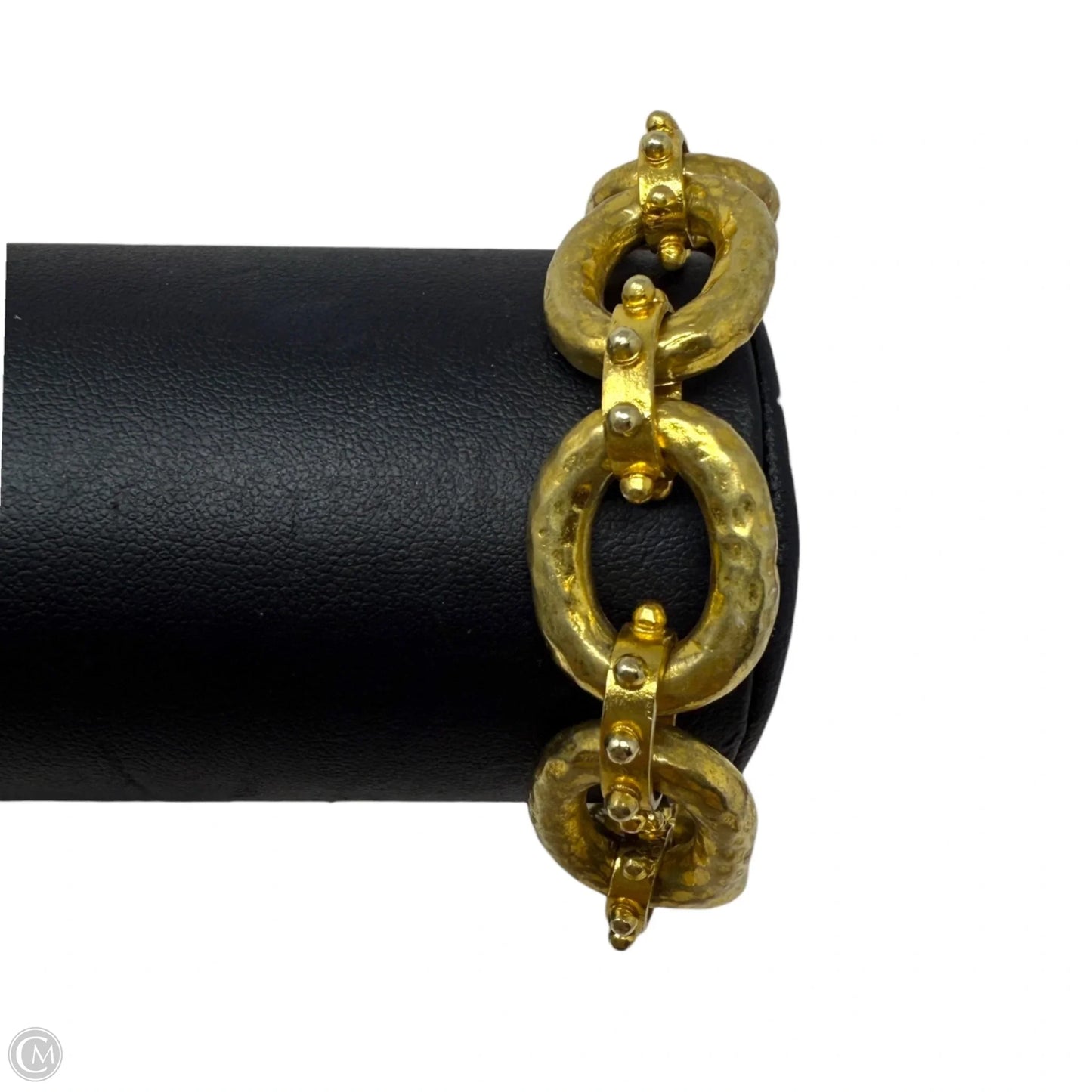 Vintage SoHo 24K Gold Plate Link Bracelet By Julie Vos