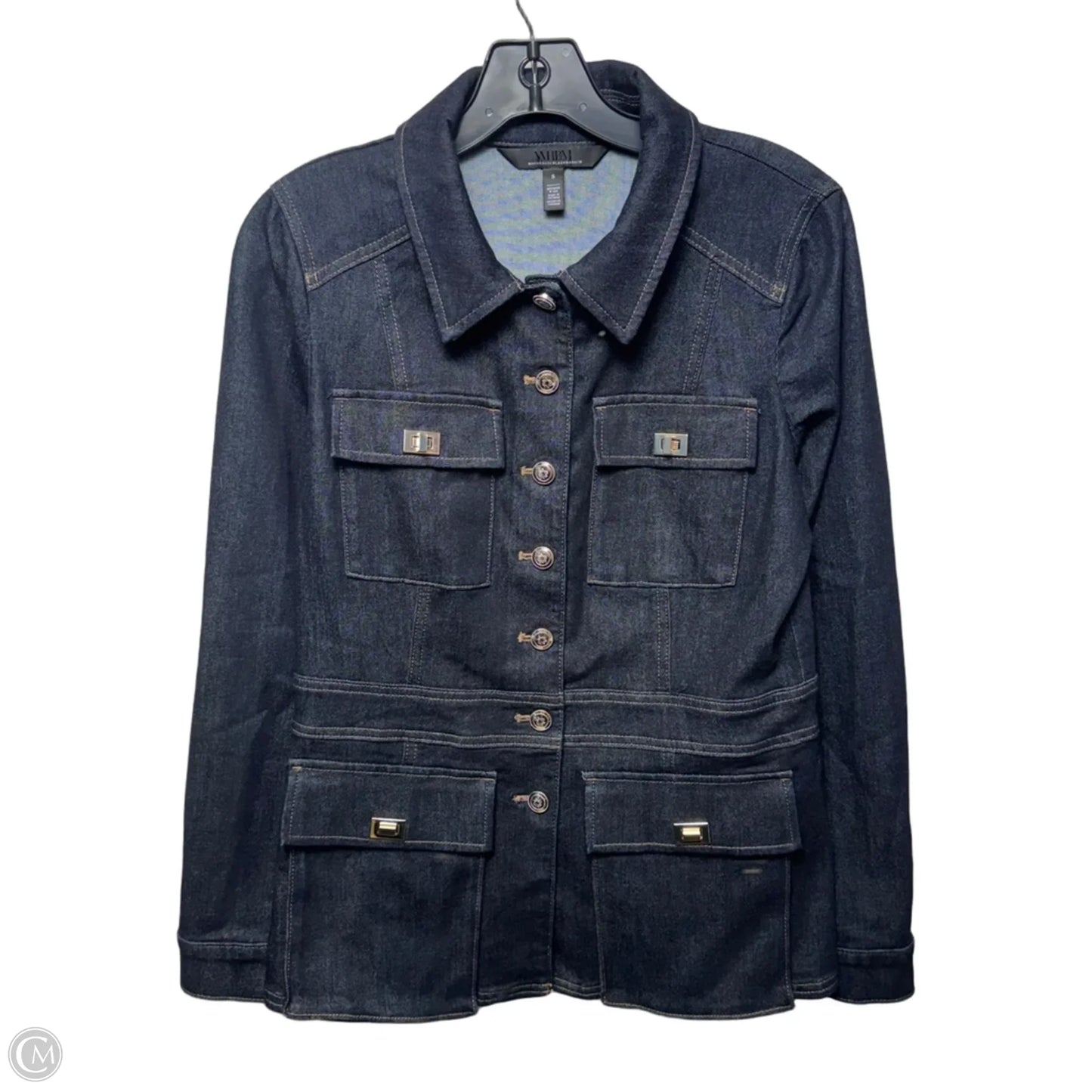 Jacket Denim By White House Black Market In Blue Denim, Size: S