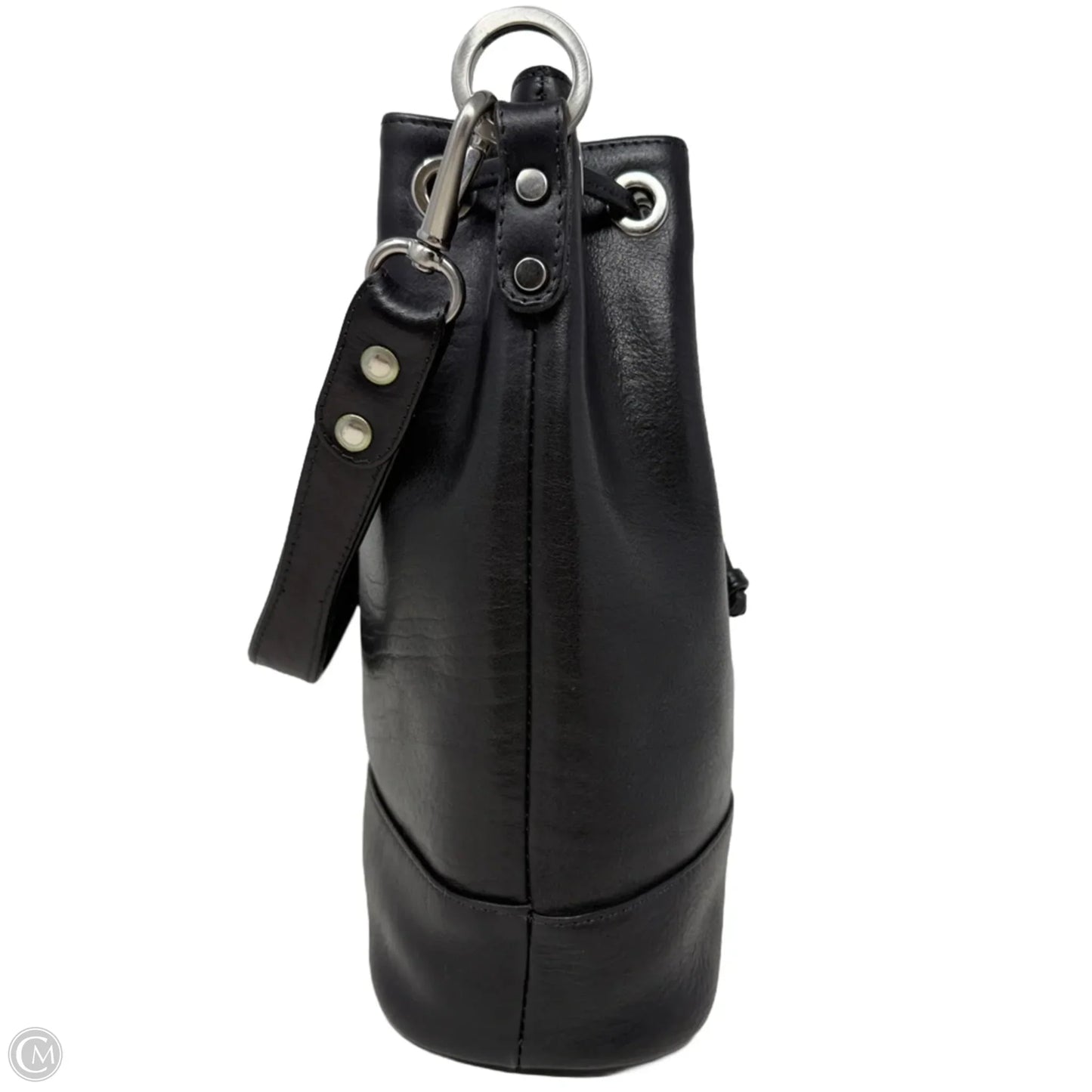 Orla Leather Drawsting Bucket Bag By Holden Leather Goods, Size: Medium