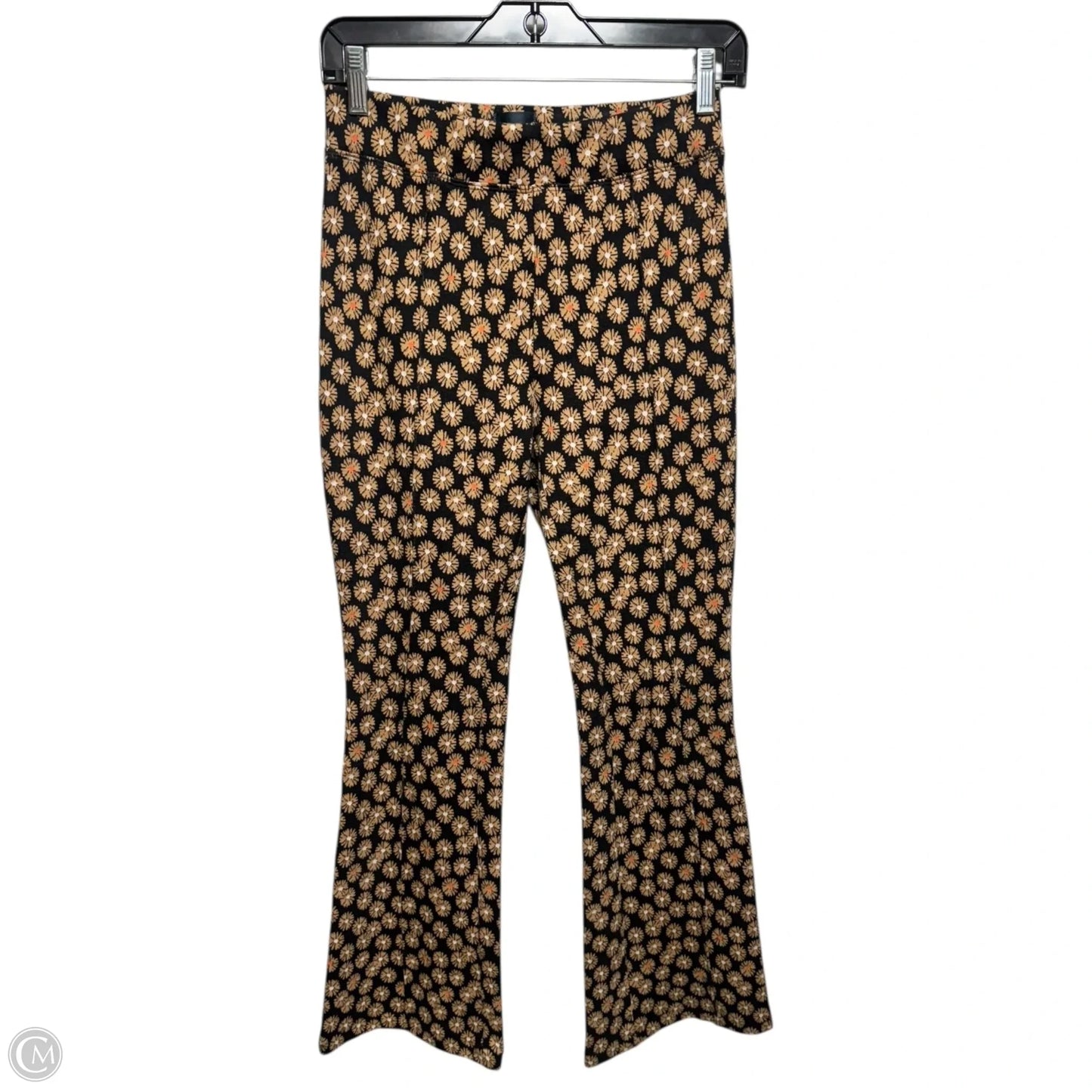 Sabine Knit Flare Pants By Maeve In Floral Print, Size: Xs