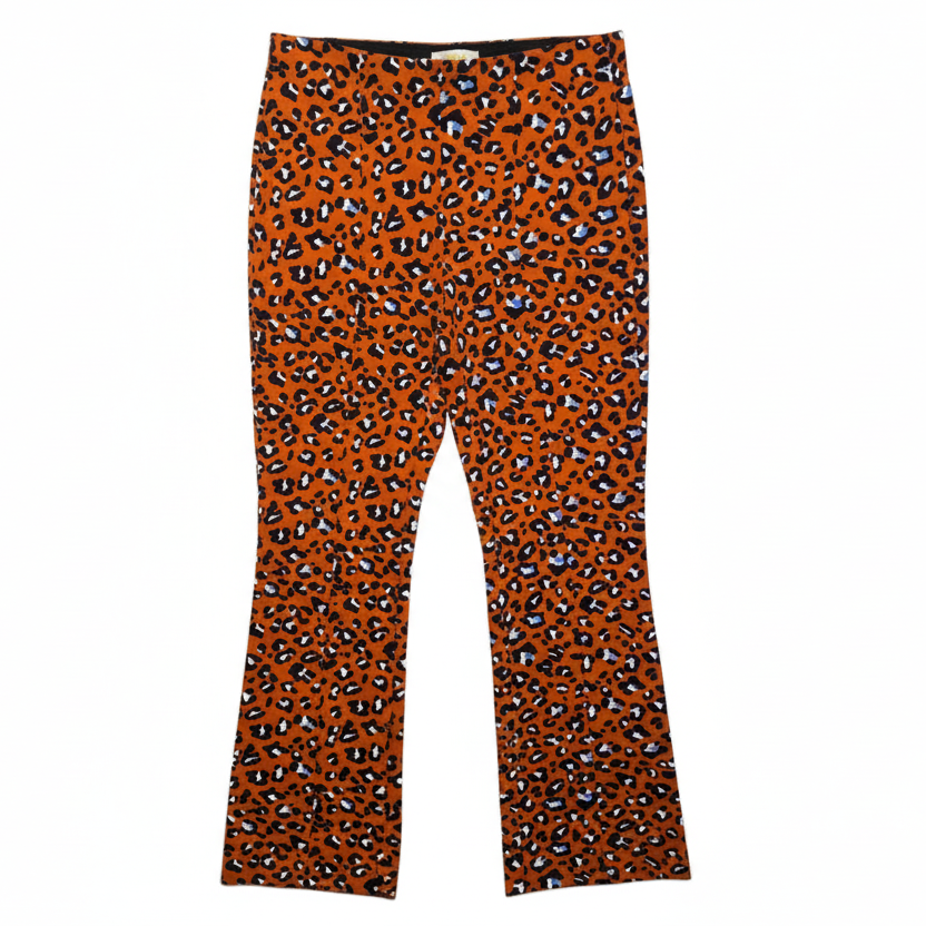 Flare Pants By Maeve In Animal Print, Size: Xs
