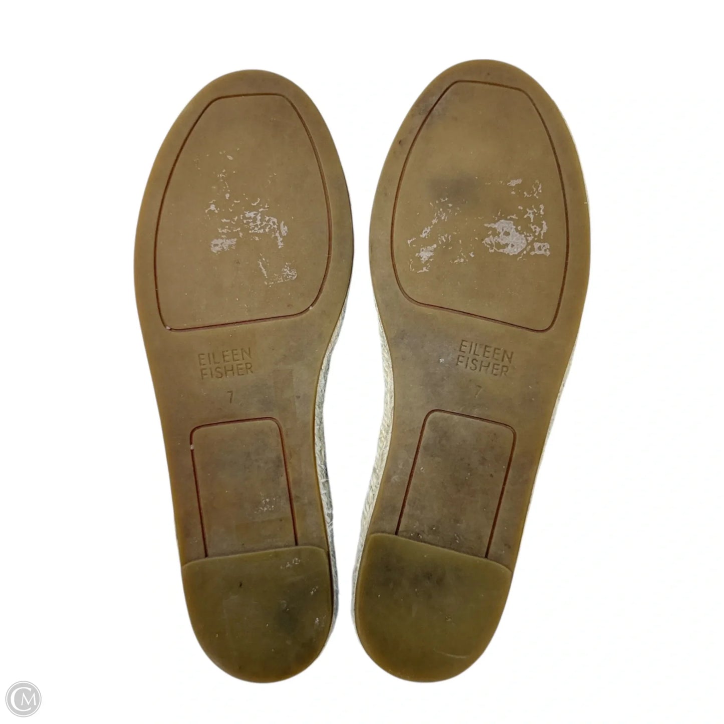 Myth Leather Espadrille Flats By Eileen Fisher In Black, Size: 7