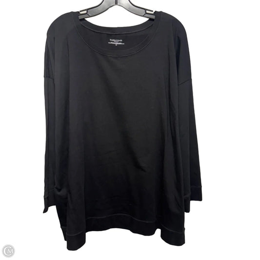 Top Long Sleeve By Eileen Fisher In Black, Size: 2x