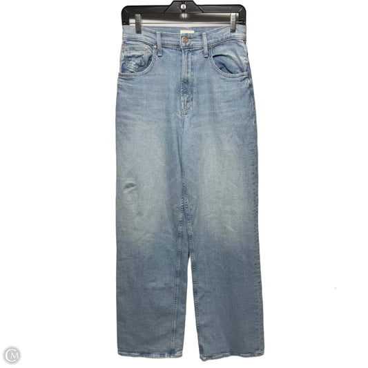 Jeans Wide Leg By Mother In Blue Denim, Size: 0