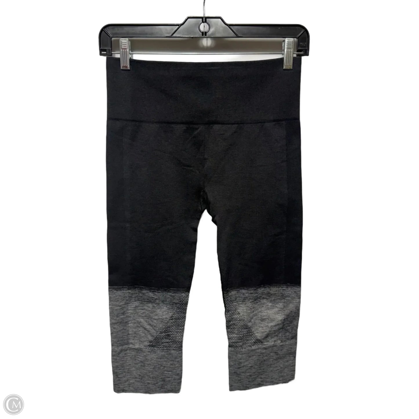 Athletic Leggings Capris By Lululemon In Black & Grey, Size: 4