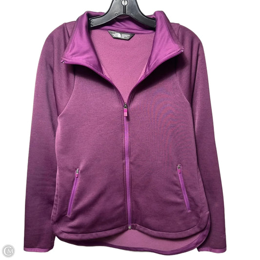 Athletic Jacket By The North Face In Purple, Size: M