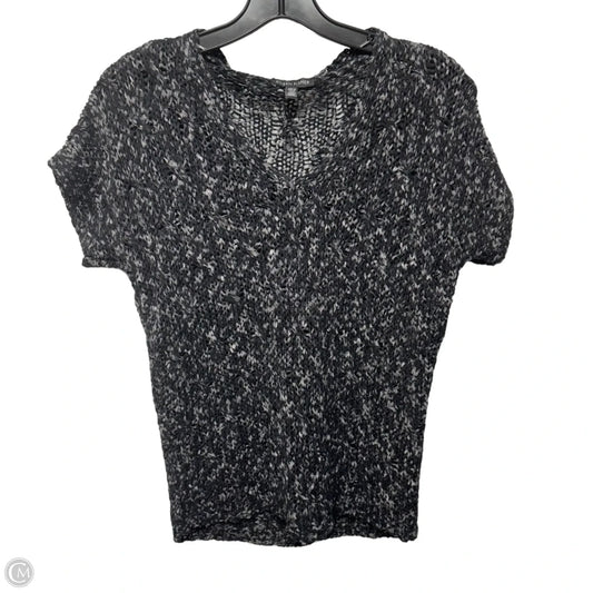 Sweater Short Sleeve By Eileen Fisher In Grey, Size: Xxs