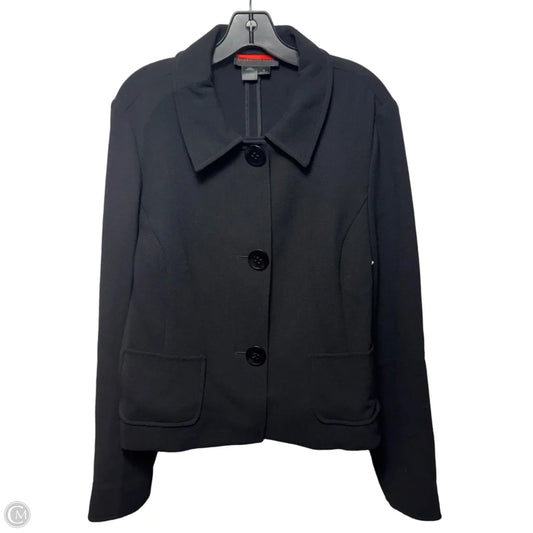 Wool Jacket By Nina Mclemore In Black, Size: 16