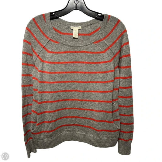 Silk & Cashmere Sweater By White And Warren In Striped Pattern, Size: Xs