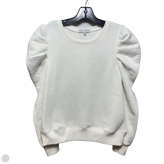 Sweatshirt Designer By Rebecca Minkoff In White, Size: M
