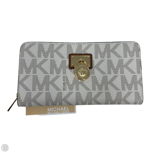 Hamilton Zip Wallet Designer By Michael Kors, Size: Medium