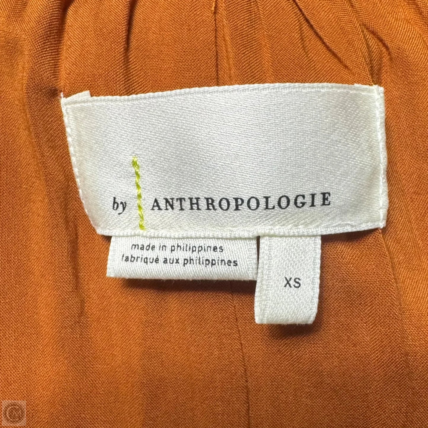 Guilia Tunic Dress By Anthropologie In Copper, Size: Xs