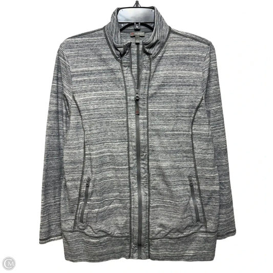 Athletic Jacket By Talbots In Grey, Size: L