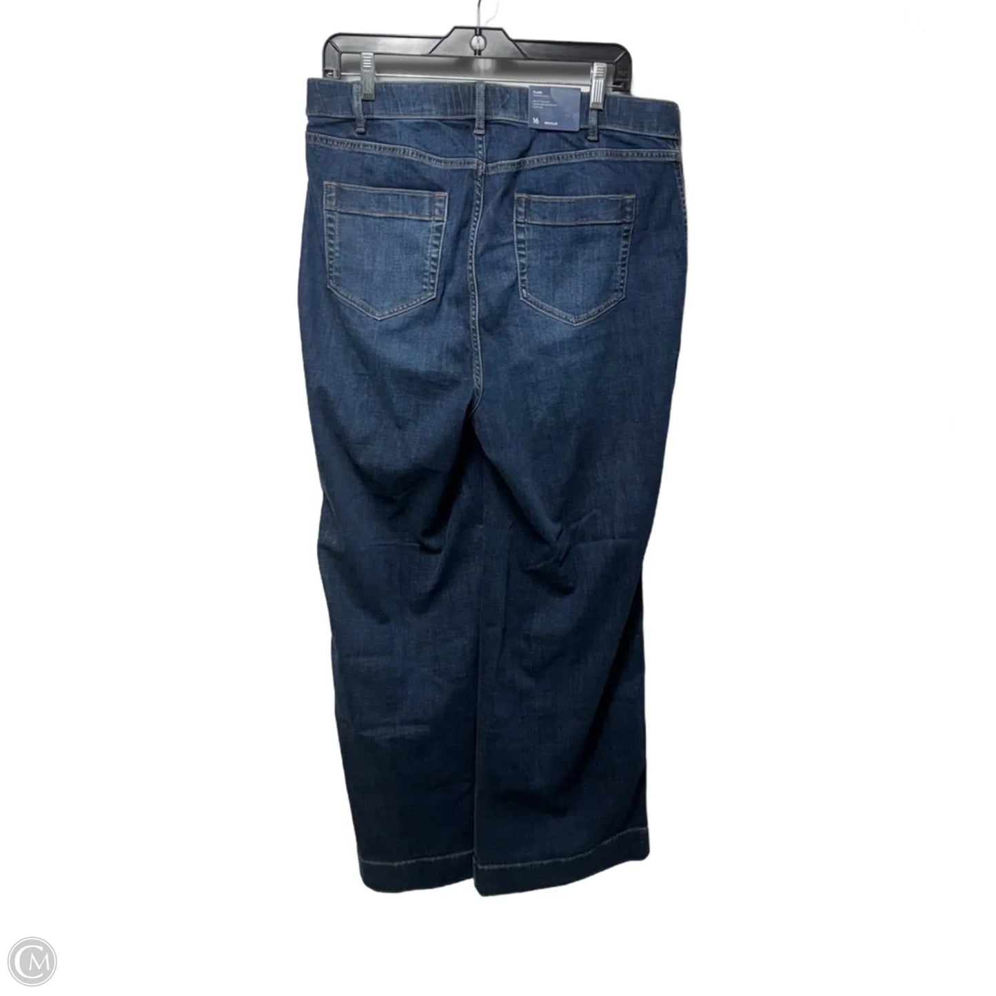 Curvy High-Rise Flare Jean By J. Jill In Blue Denim, Size: 16