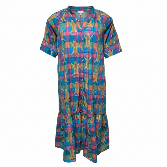 The Jane Maxi Dress By Beau & Ro In Multi-colored, Size: M