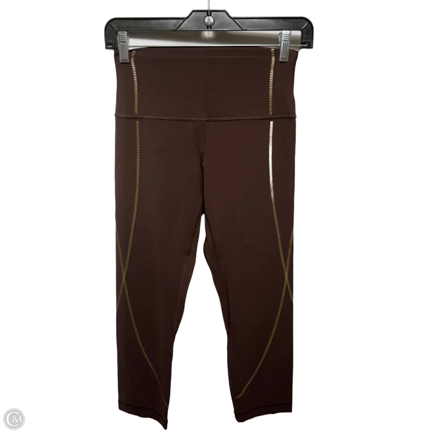 Athletic Leggings Capris By Lululemon In Brown, Size: 6