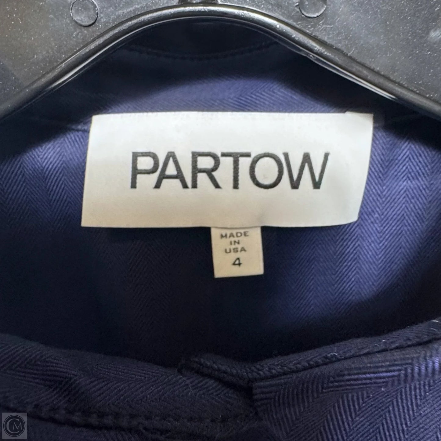 Top Long Sleeve By Partow In Blue, Size: 4