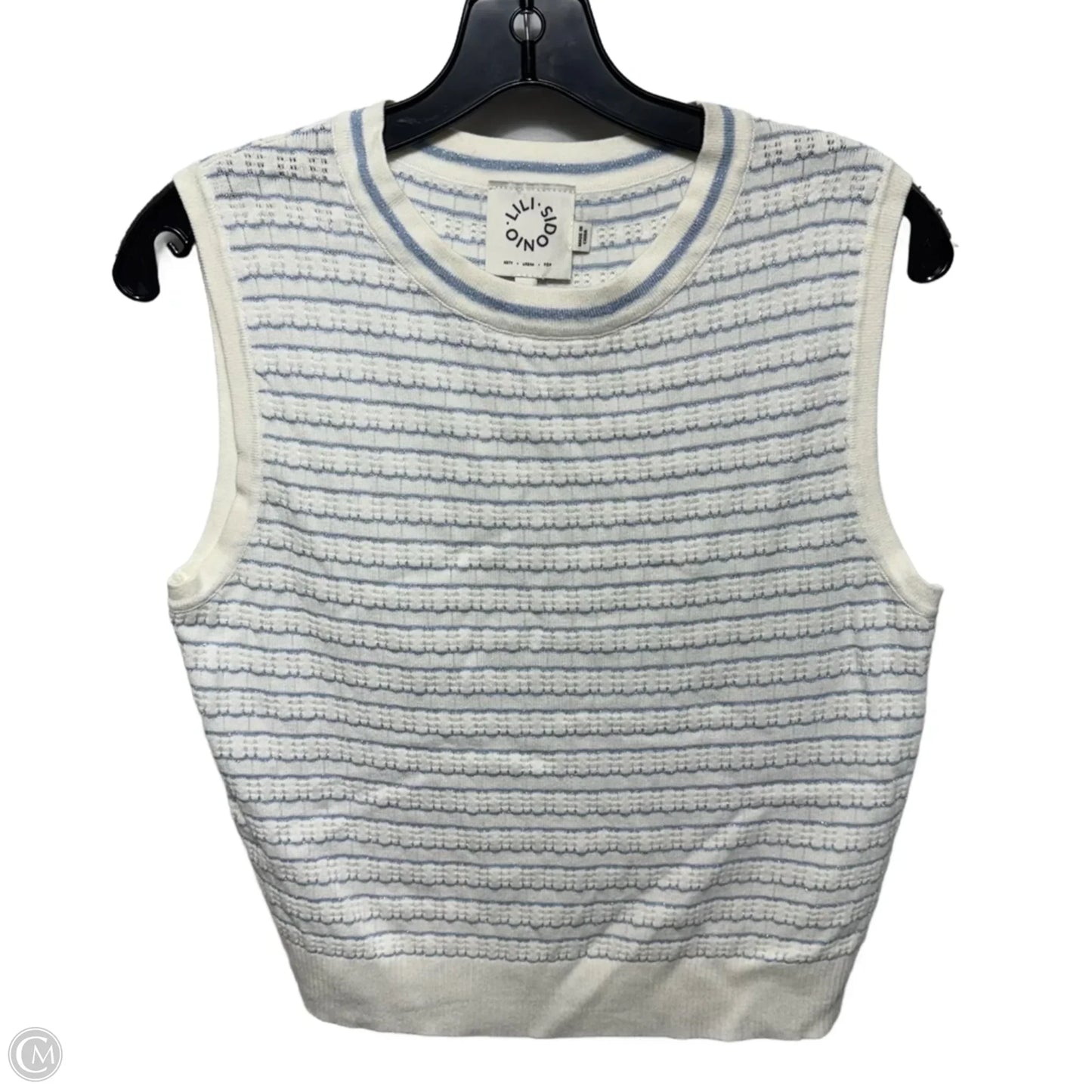 Top Sleeveless By Lili Sidonio In Striped Pattern, Size: M