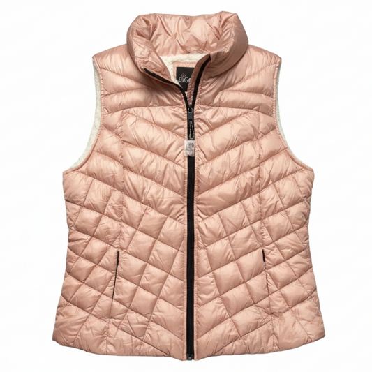 Vest Puffer & Quilted By Big Chill In Pink, Size: L
