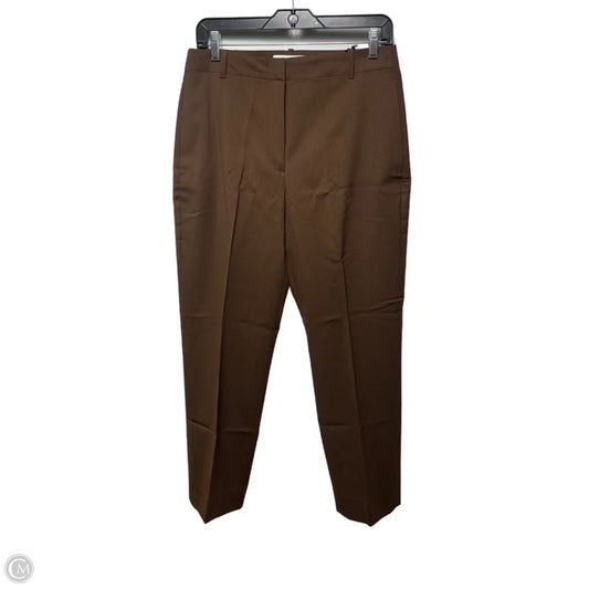 Modern Slim Wool Pants Dress By Banana Republic In Brown, Size: 6