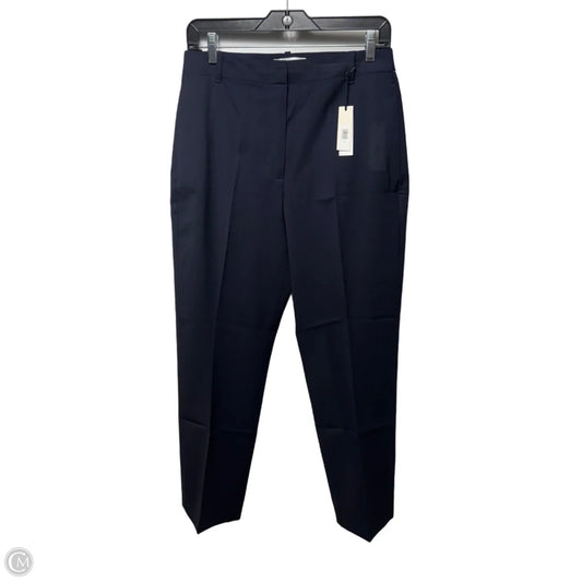 Slim Fit Wool Pants Dress By Banana Republic In Navy, Size: 6