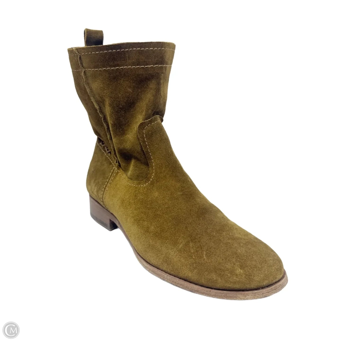 Cara Short Slouch Boots Designer By Frye In Brown, Size: 9