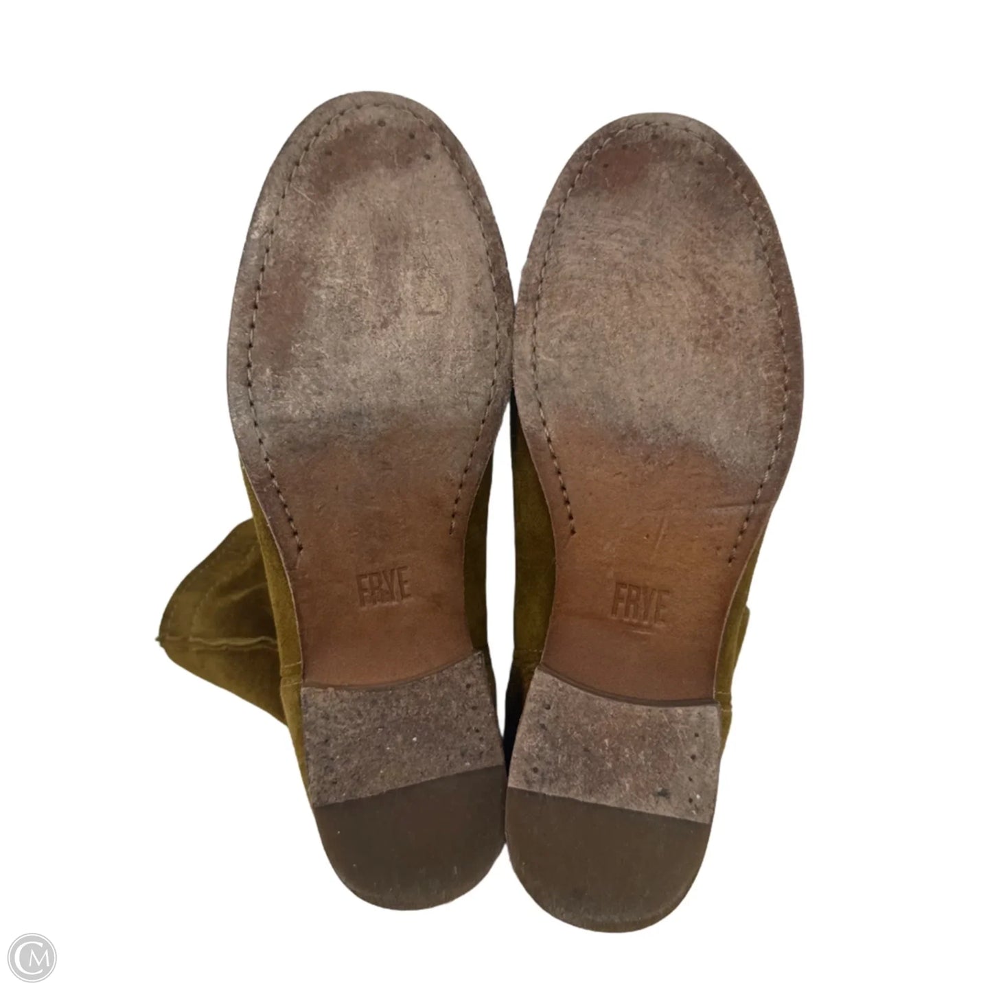 Cara Short Slouch Boots Designer By Frye In Brown, Size: 9