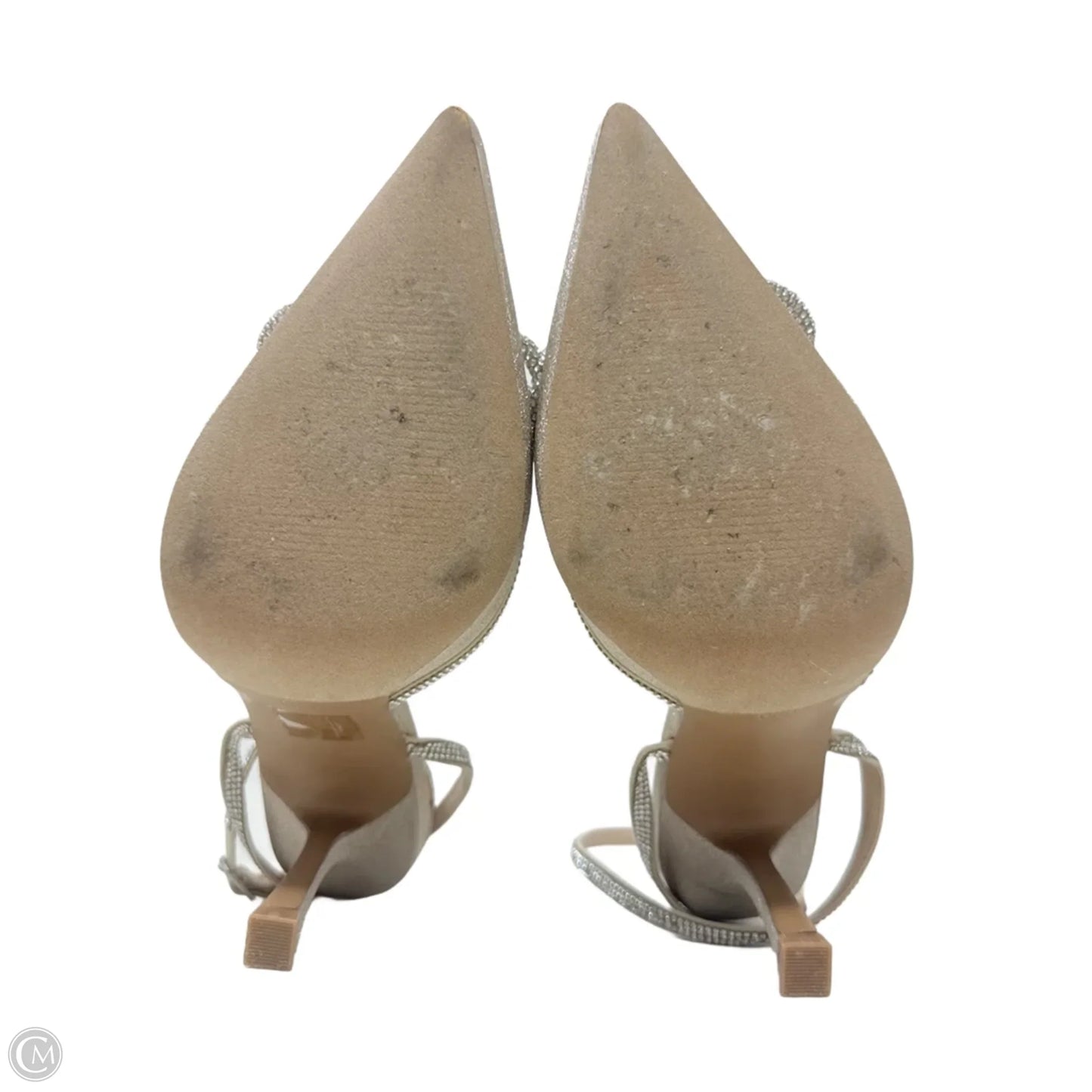 Destiny Stiletto Rhinestone Strap Pumps By Dream Pairs In Tan, Size: 8.5