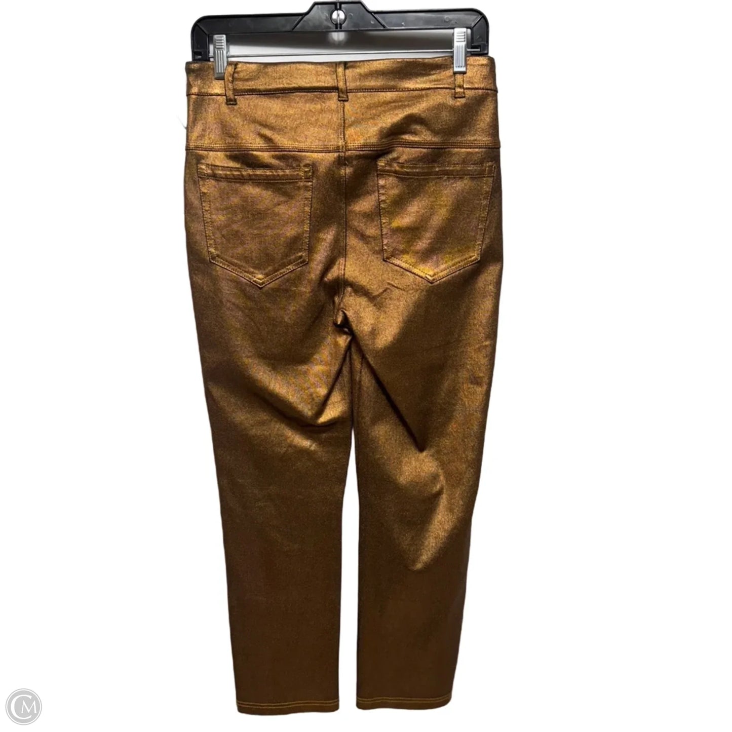 Coated Pants Leggings By Lysse In Copper, Size: M