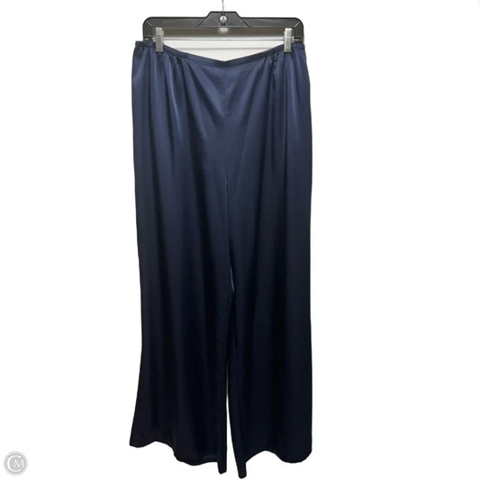 Pants Wide Leg By Caroline Rose In Navy, Size: L