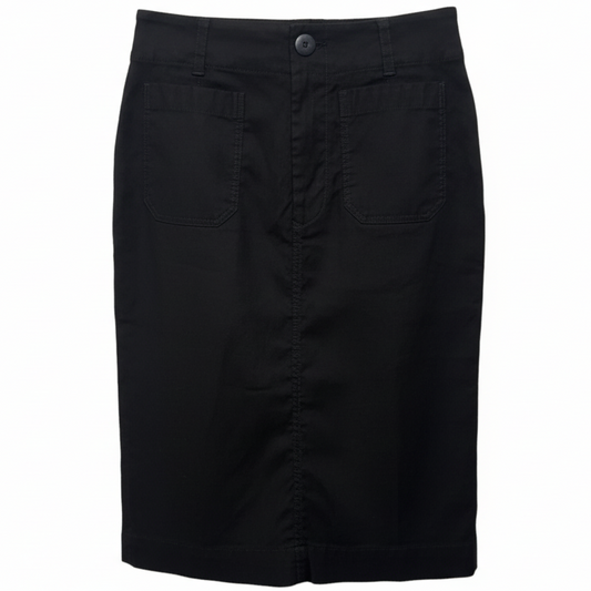The Colette Midi Skirt By Maeve In Black, Size: S
