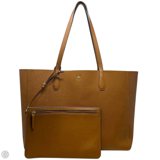 Blake Pebbled Leather Tote In Cortado/Pink Moon Designer By Tory Burch, Size: Large