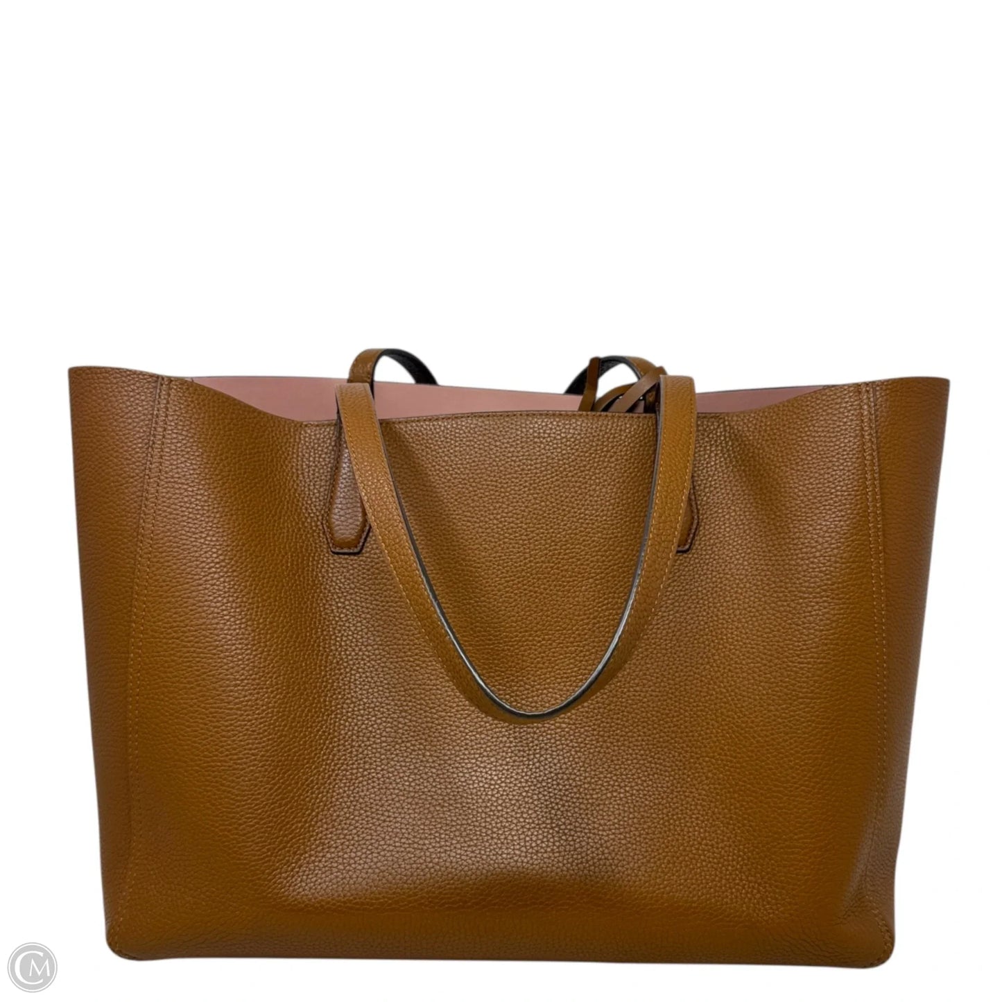 Blake Pebbled Leather Tote In Cortado/Pink Moon Designer By Tory Burch, Size: Large