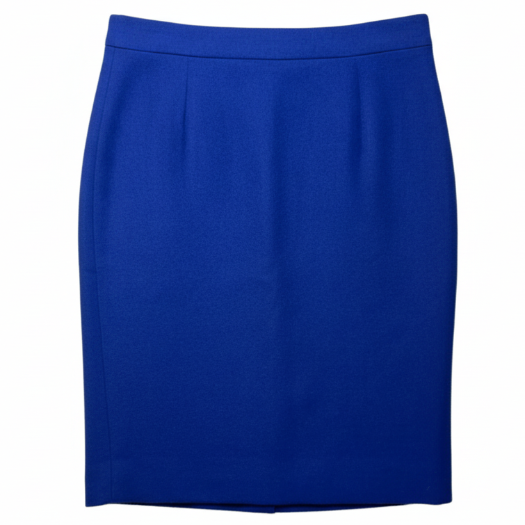 Wool Mini Skirt By J. Crew In Blue, Size: 4