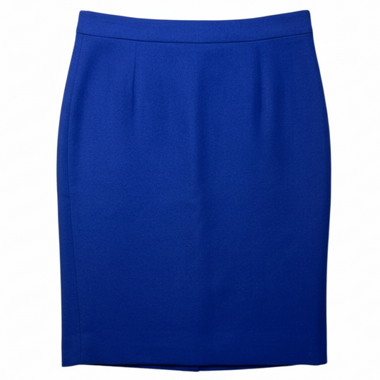 Wool Mini Skirt By J. Crew In Blue, Size: 4