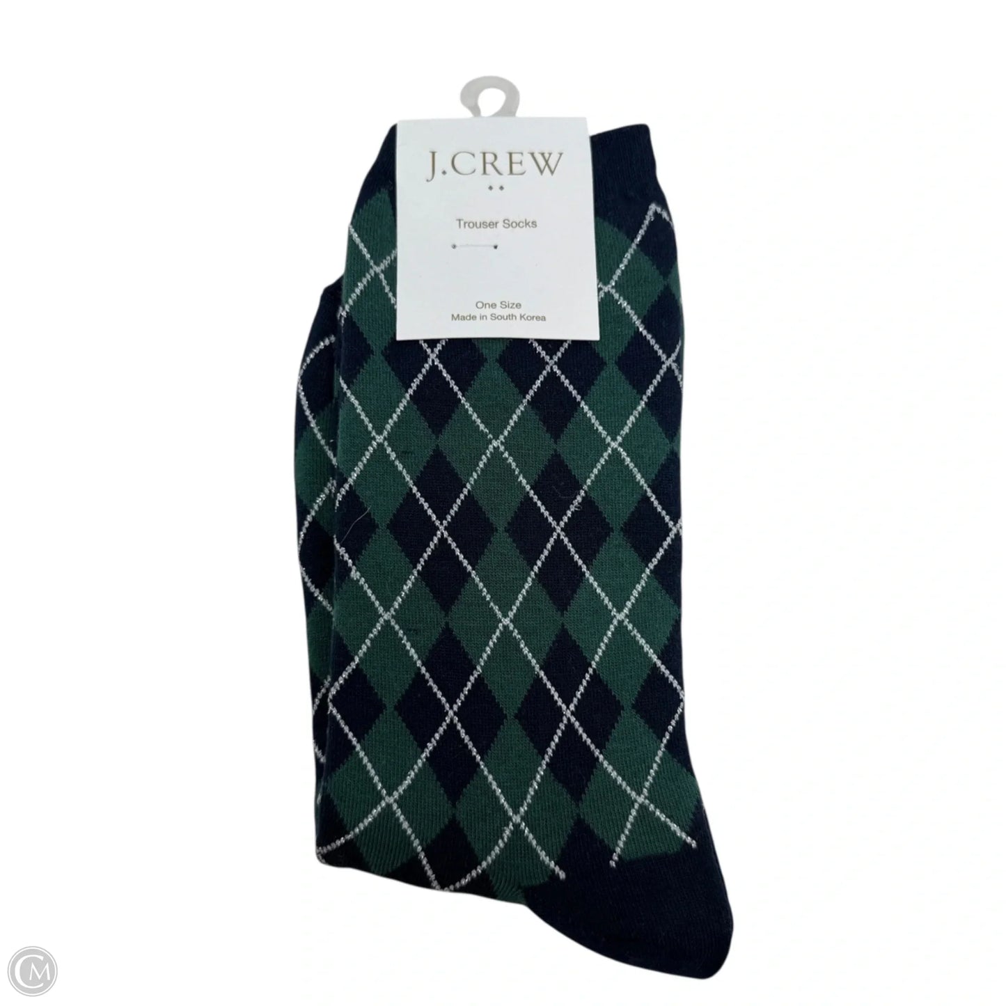 Argyle Trouser Socks By J. Crew In Multi-colored, Size: 0