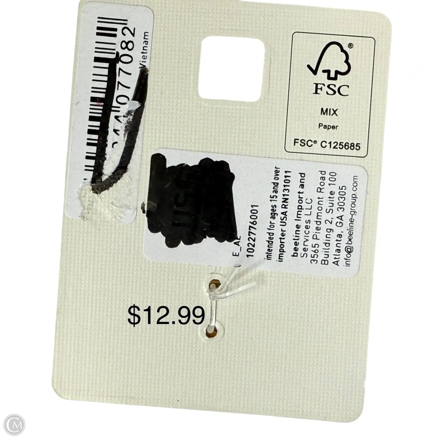 Gold Tone & Green Stone Stackable Ring Set By Iam , Size: 8