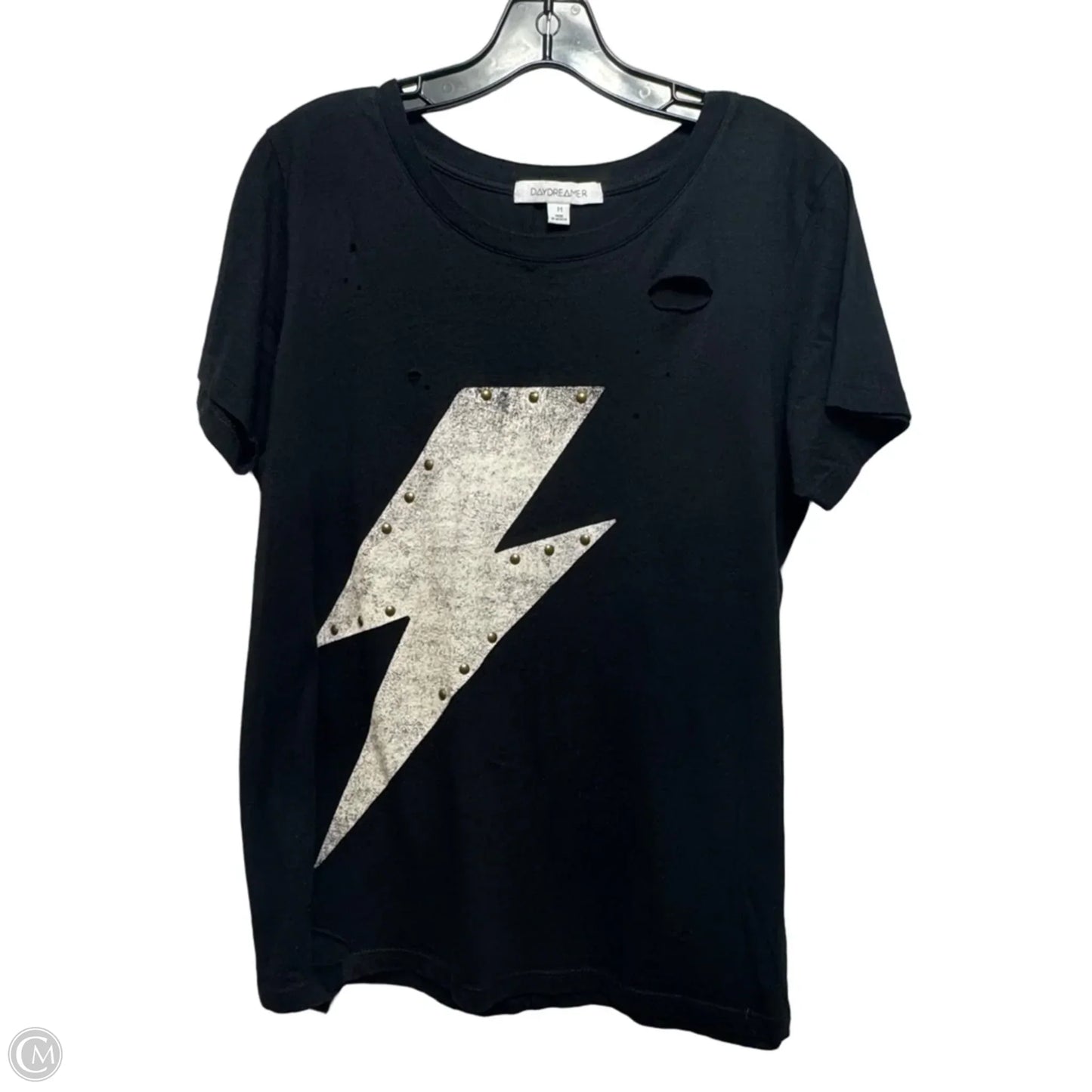 Top Short Sleeve By Daydreamer In Black, Size: M