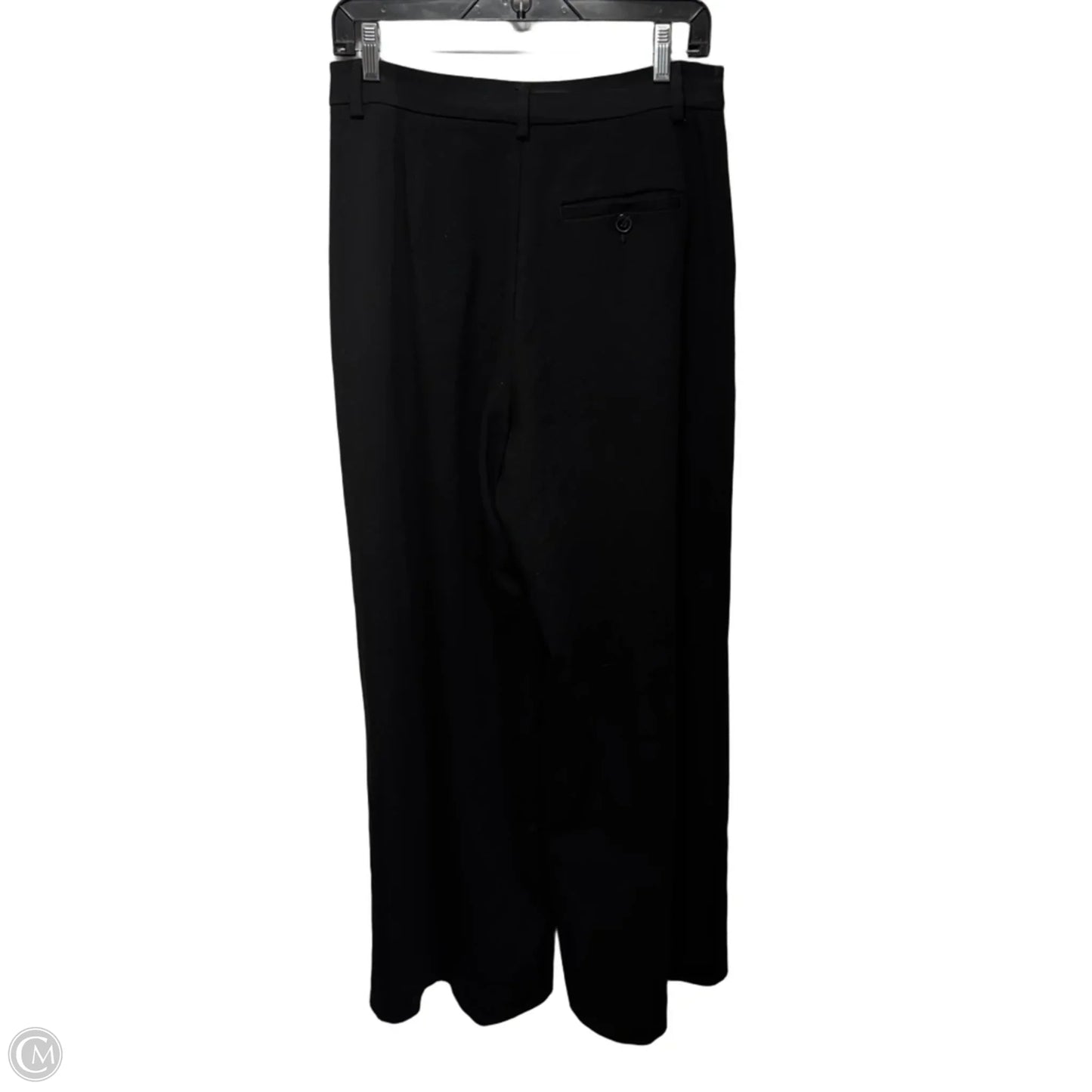 Avery Wide-Leg Trouser Pants By Maeve In Black, Size: 8