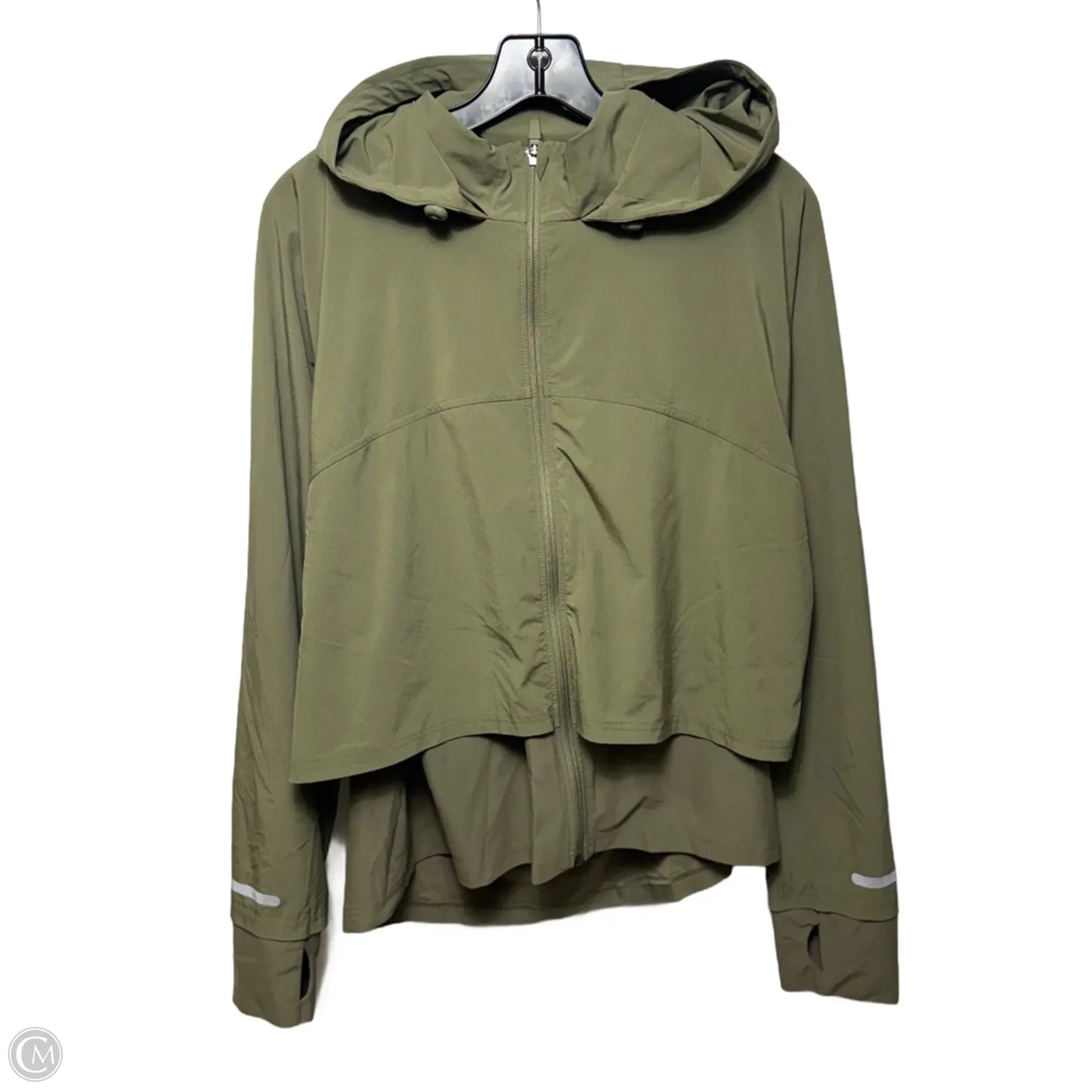 Hooded Athletic Jacket By Sweaty Betty In Green, Size: L