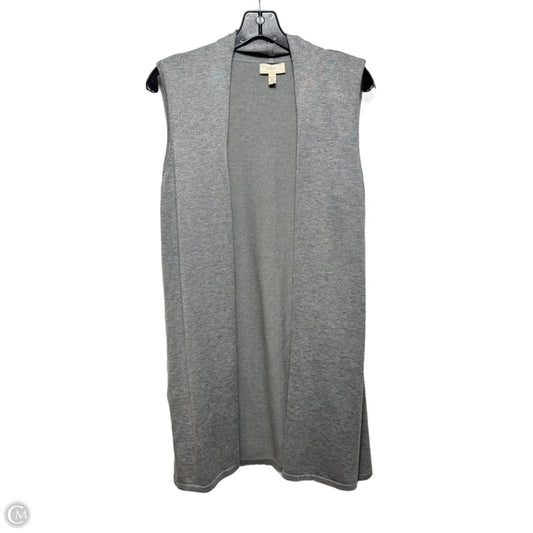 Vest Sweater By Cupio In Grey, Size: Xl