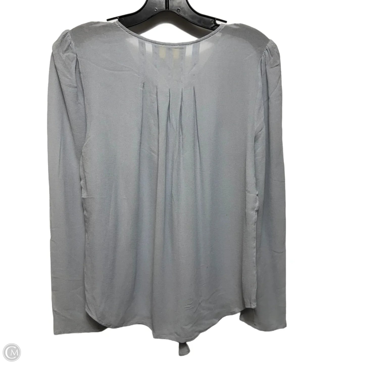 Cascade Ruffled Silk Blouse By Moulinette Soeurs X Anthropologie In Blue, Size: S