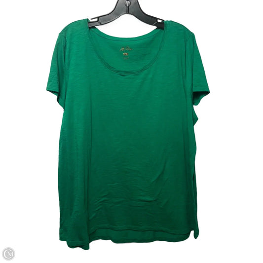 Top Short Sleeve Designer By Lilly Pulitzer In Green, Size: Xxl