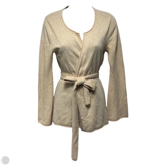 Sweater Cardigan Cashmere By Cmc In Cream, Size: S