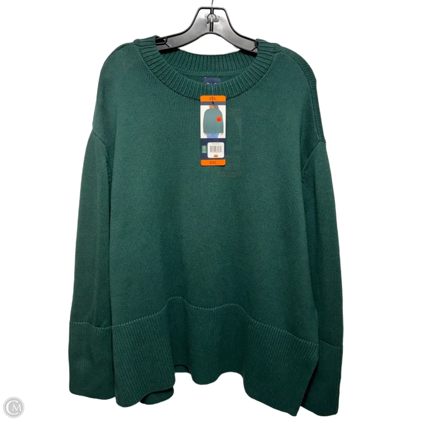 Sweater By Gap In Green, Size: Xxl