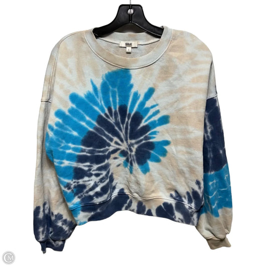 Sweatshirt Crewneck By Agolde In Tie Dye Print, Size: S