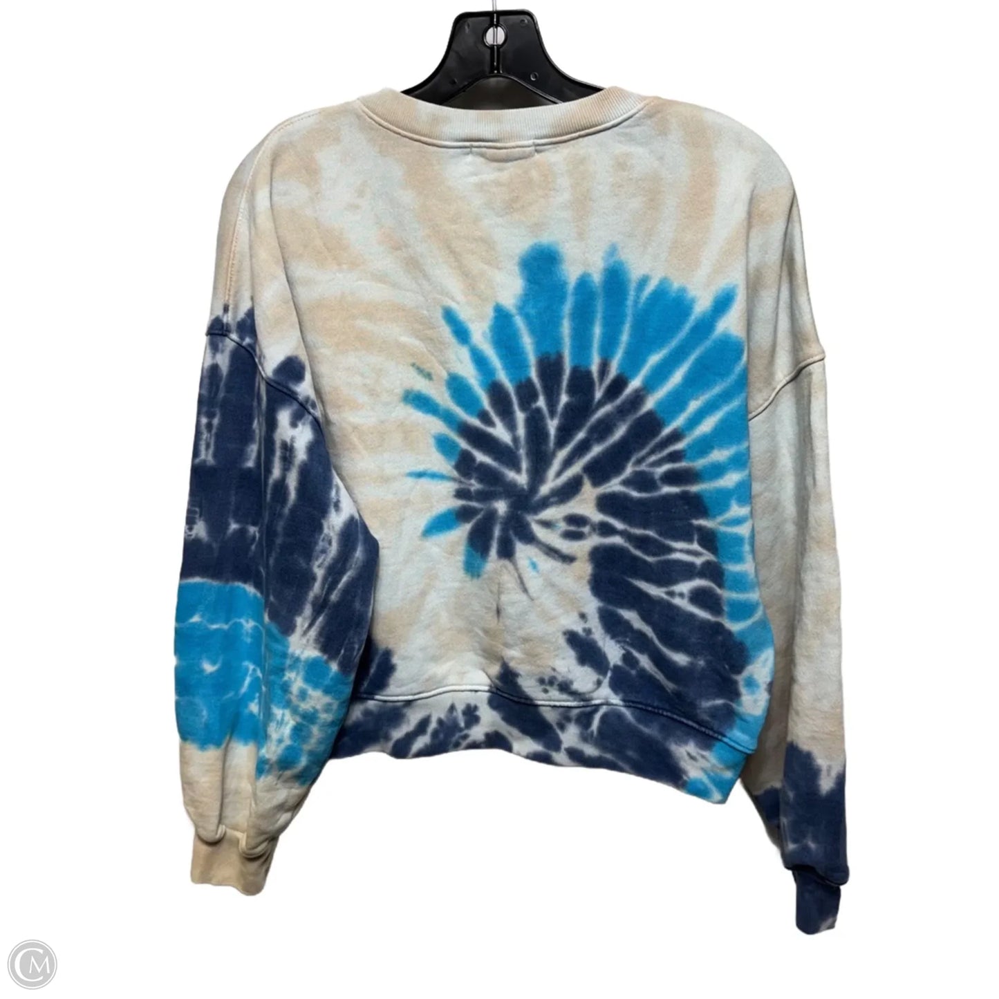 Sweatshirt Crewneck By Agolde In Tie Dye Print, Size: S