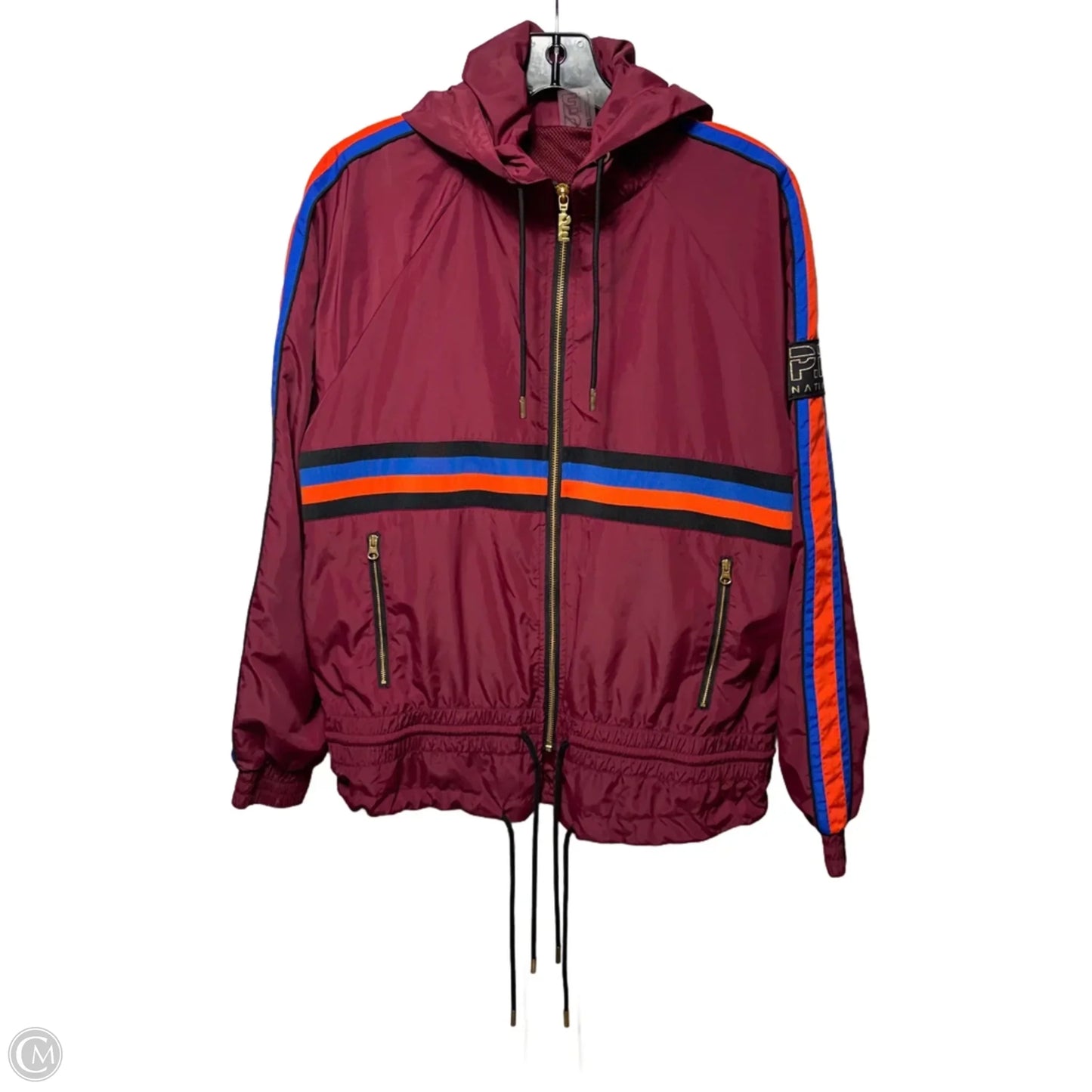 Easy Run Hooded Tactical Jacket By PE Nation In Maroon, Size: Xs