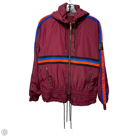 Easy Run Hooded Tactical Jacket By PE Nation In Maroon, Size: Xs